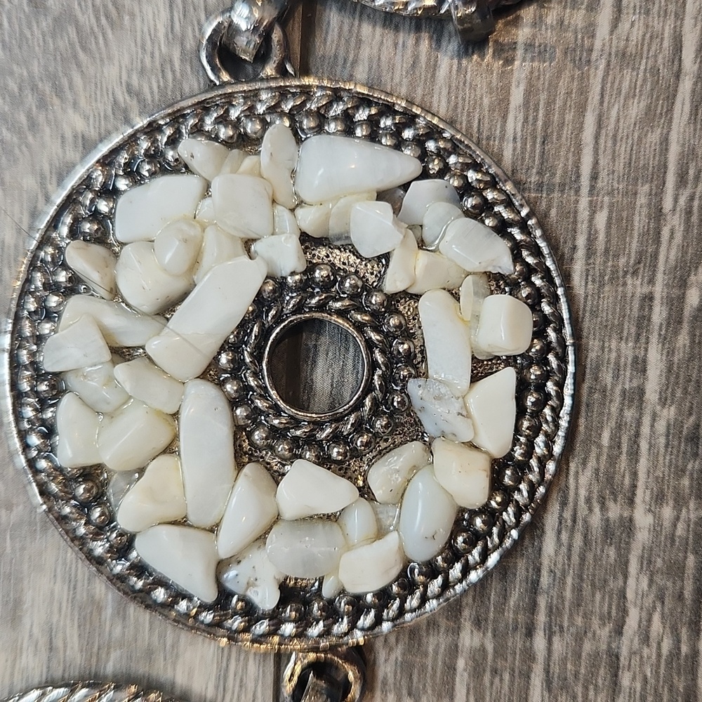 Concho Style Adjustable Metal Statement Piece Bel… - image 2